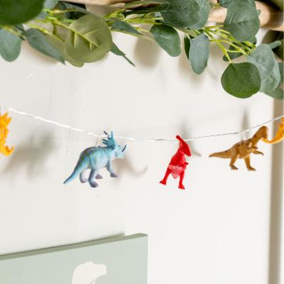 The Range 10 x Dinosaur Battery Operated  String Lights - Multicolour