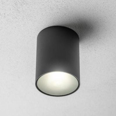 The Range LEN Round Dark Grey Anthracite Outdoor Surface Mount Downlight - Anthracite