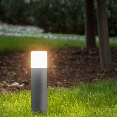 The Range CGC CORTEZ Dark Grey Medium Outdoor Post Light - Grey