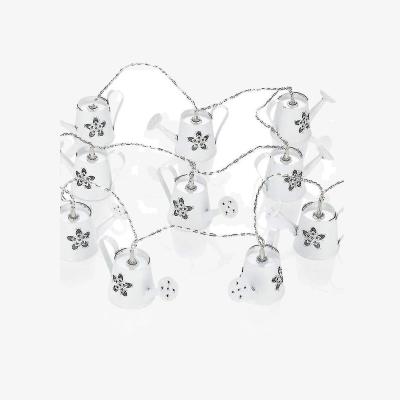 The Range Solar Watering Can String Lights - White