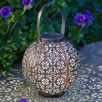 The Range Solar Garden Lantern  - Bronze