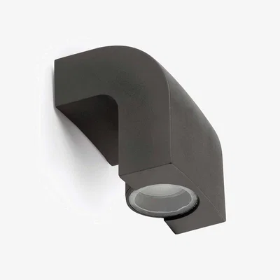 The Range Klamp 1 Light Outdoor Wall Light - Dark Grey