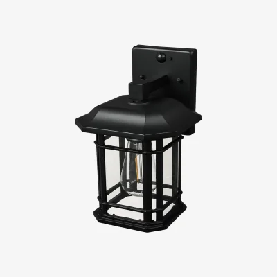 The Range Motion Sensor Outdoor Wall Light - Black / 13cm