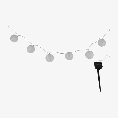 The Range 10 Paper Lantern Solar String Light - White