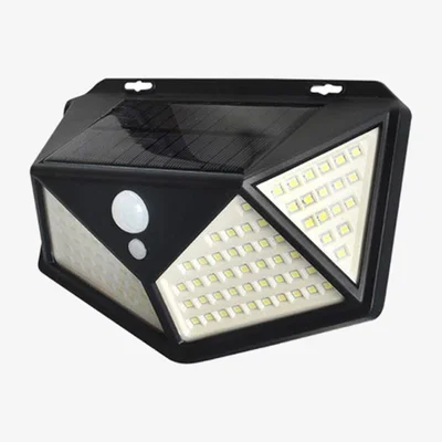 The Range Outdoor Solar LED Sensor Light - Black