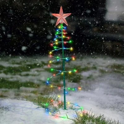 The Range Solar Christmas Tree Outdoor Garden Decoration Lights - Blue