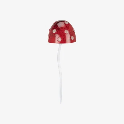 The Range Metal Glow In The Dark Mushroom Stake - Red