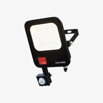 The Range Faulkner Outdoor LED Flood Light with PIR Sensor - Black / 23.5cm / 21cm
