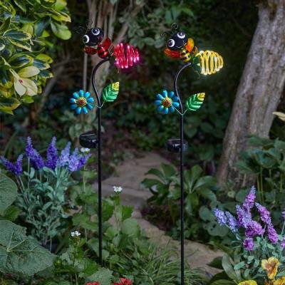 The Range Bizzy Bug Solar Powered Butterfly Stake Lights - Yellow