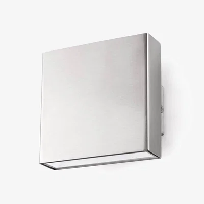 The Range Kaula LED Outdoor Up Down Wall Light - Matt Nickel / 8W