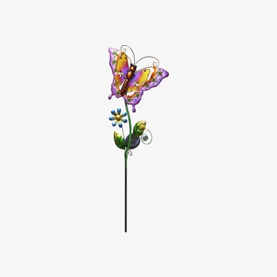 The Range Colourful Butterfly Solar Stake Light