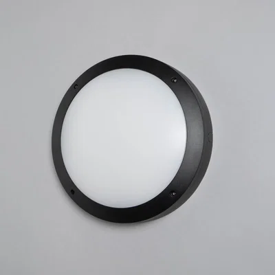 The Range Torio Outdoor Bulkhead Wall Light - Black