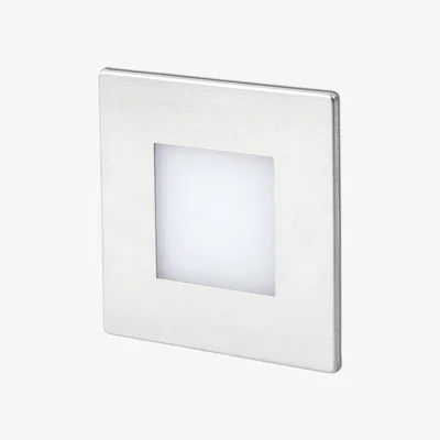 The Range Frol LED Outdoor Recessed Wall Light - Matt Nickel