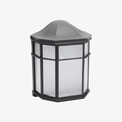 The Range Vintage Outdoor Waterproof Metal Wall Light - Black