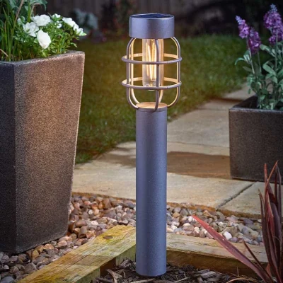 The Range Pack Of 2 Smart Solar Anglia Stake Light - Grey