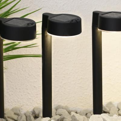 The Range Pack of 10 Lisbon Solar Path Stake Lights - Black