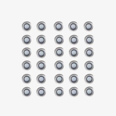 The Range Decking Light 30 Pack Silver Outdoor Decking Light - Silver