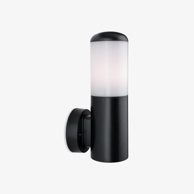 The Range Luna Outdoor Modern Wall Light Black IP54 E27 - Black