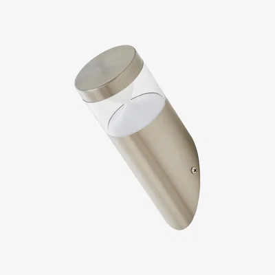 The Range Nura Outdoor Angled Wall Light - Stainless Steel