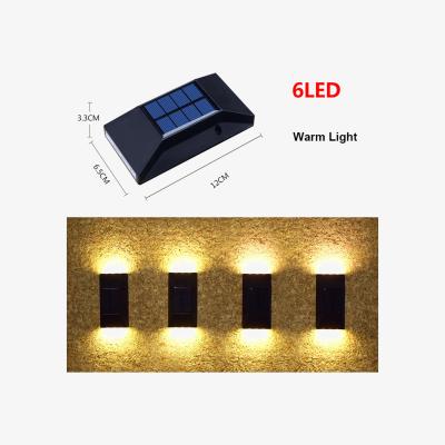 The Range 6 LED Garden Patio Up and Down Wall Light - Warm Light / 2