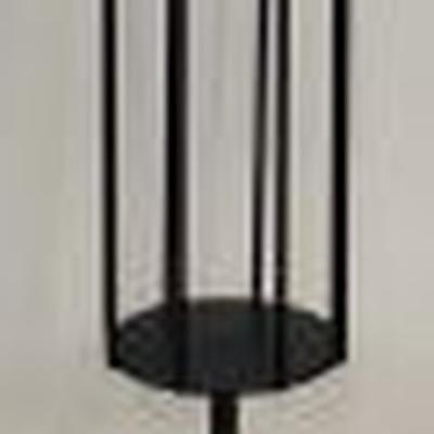 The Range Rattan Solar Stake Light  - Black