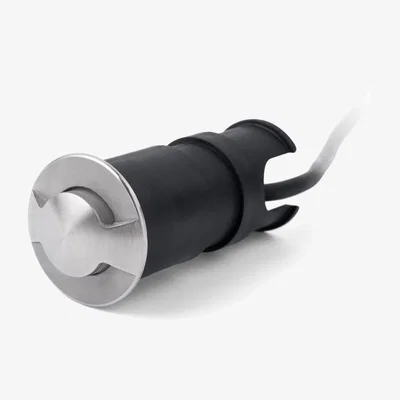 The Range Kane LED Recessed Outdoor Ground Light Matt Nickel 2700K IP67 - Two Direction - Satin Stainless