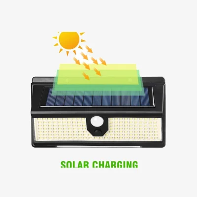 The Range 4 Pack Solar PIR Motion Sensor LED Lights  - Black