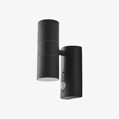 The Range Irela Outdoor Up and Down Wall Light with PIR Sensor - Anthracite