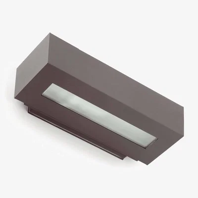 The Range West 1 Light Outdoor Wall Light - Dark Grey / 1.18kg