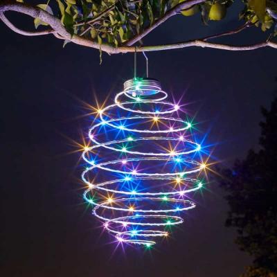 The Range Rainbow Mega Solar Spiral Light - Silver