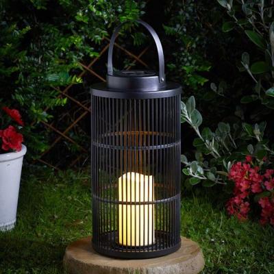 The Range Large Solar Powered Urban Lantern  - Black