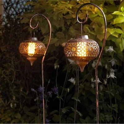 The Range 2pc Garden Lantern Stake Lights  - Bronze