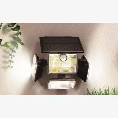 The Range Solar Motion Sensor Light - Black