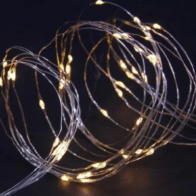 The Range 100 Solar Warm White Copper Wire Multifunction Lights - Copper