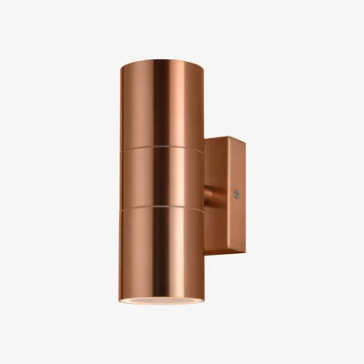 The Range Kenn Outdoor Up and Down Wall Light - Copper