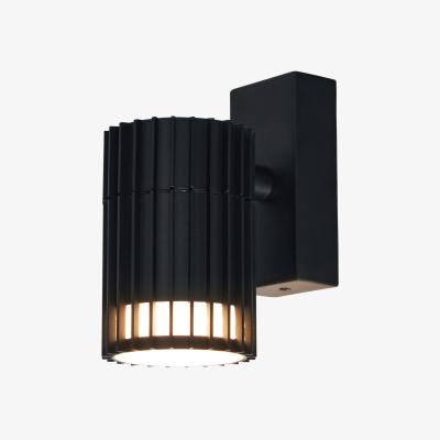 The Range Veda Outdoor Down Wall Light - Black