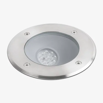 The Range Salt LED Outdoor Recessed Spotlight - Matt Nickel