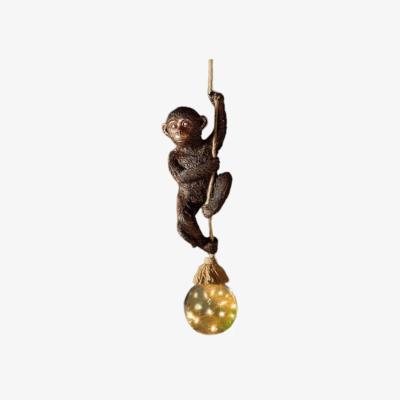 The Range Hanging Solar Monkey Rope - Brown