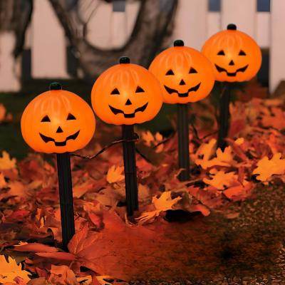 The Range Halloween Pumpkin LED Stake Lights - Orange,Black
