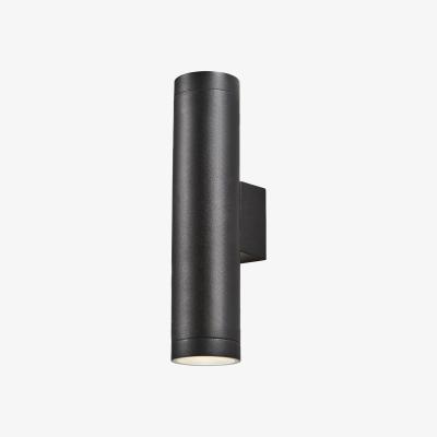 The Range Lonan Outdoor Up and Down Wall Light - Black