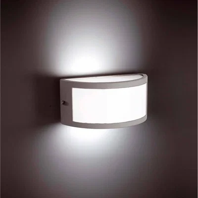 The Range Negus 1 Light Outdoor Wall Light - Grey