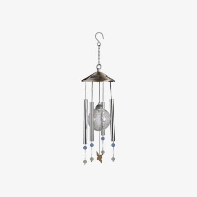 The Range Butterfly Solar Orbis Wind Chime  - Silver