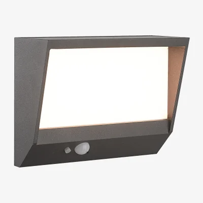 The Range Solar Outdoor Wall Light - Black / 18cm