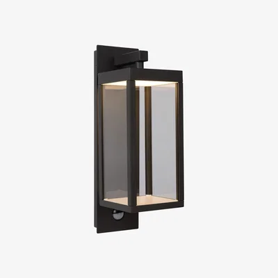 The Range Clairette Modern Wall Light Outdoor PIR Sensor IP54 - Anthracite