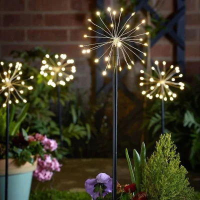 The Range Pack of 4 Eureka Large Starburst Stakes - Black
