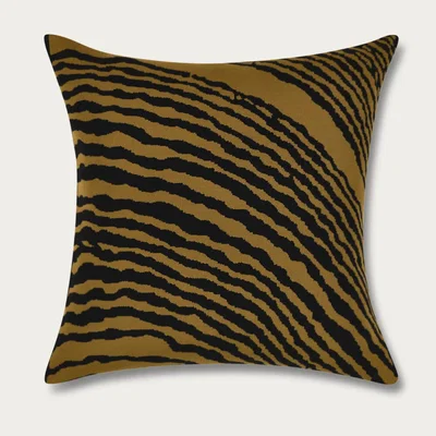 Bombinate.com Moss Wood Block Square Cushion Cover
