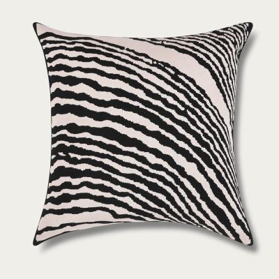 Bombinate.com Off White Wood Block Square Cushion Cover