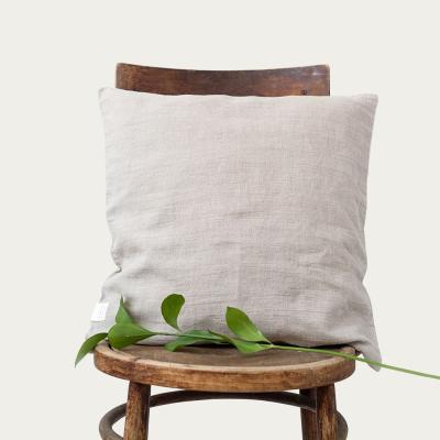 Bombinate.com Natural Washed Linen Cushion Cover