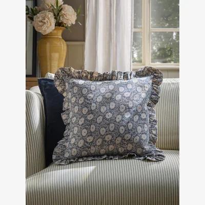Cox and Cox Anvi Hand Block Printed Cushion Cover