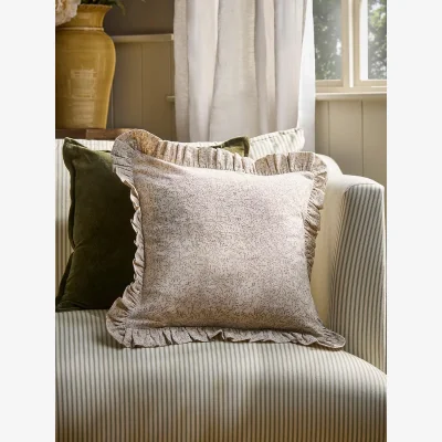 Cox and Cox Indira Hand Block Printed Cushion Cover